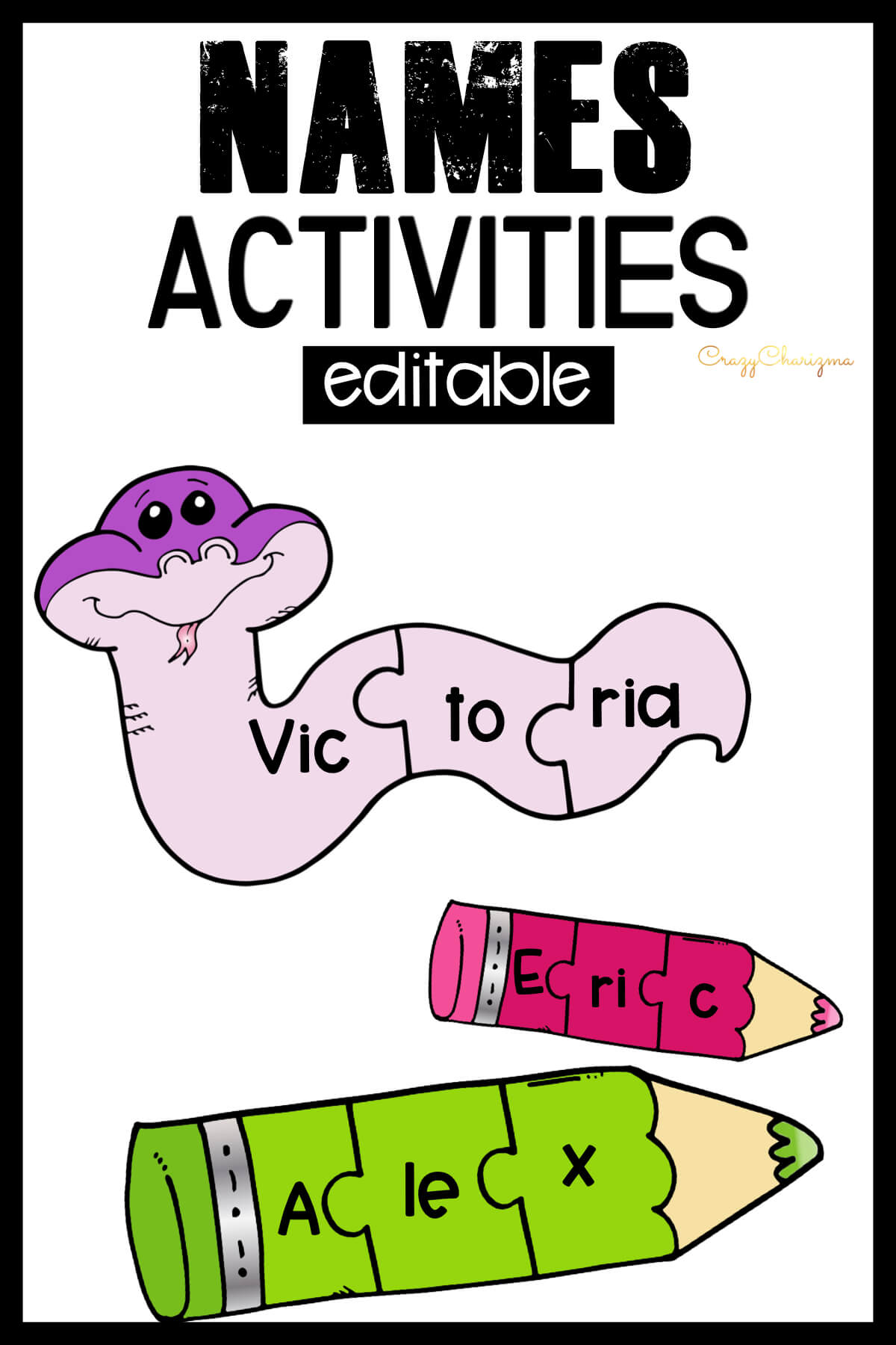 Names Activities for Kids | Editable