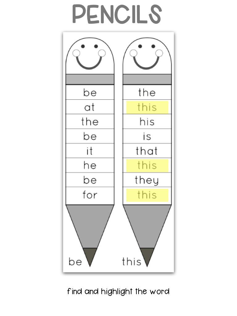 Let's teach Fry sight words in a fun way! The packet has practical, step-by-step exercises to help kindergarten and First Grade children learn to sight-read, write, and practice 200 essential high-frequency words.