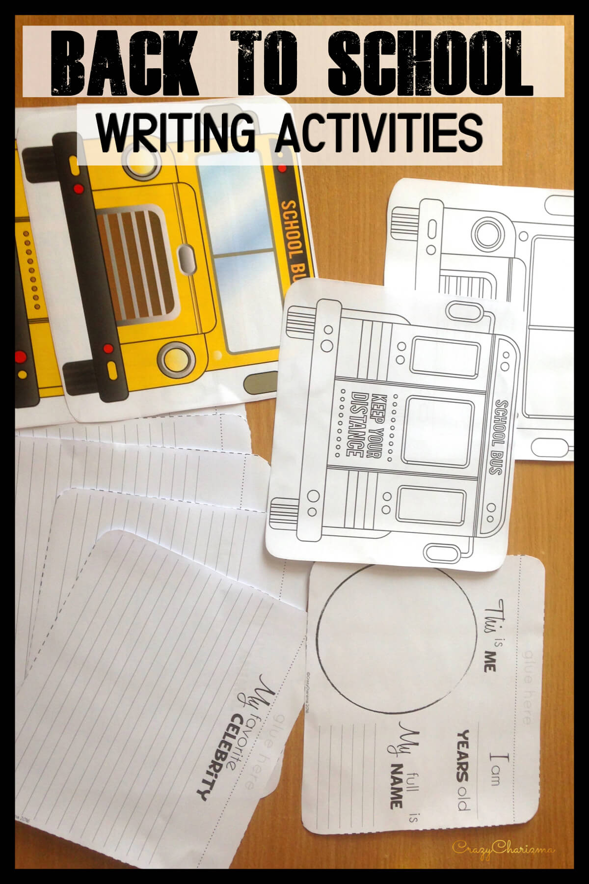 Would you like to have fun during Back To School lessons? Use these interactive BUSes. Kids of primary and elementary school will love to create a SMALL or a BIG BUS and practice writing.