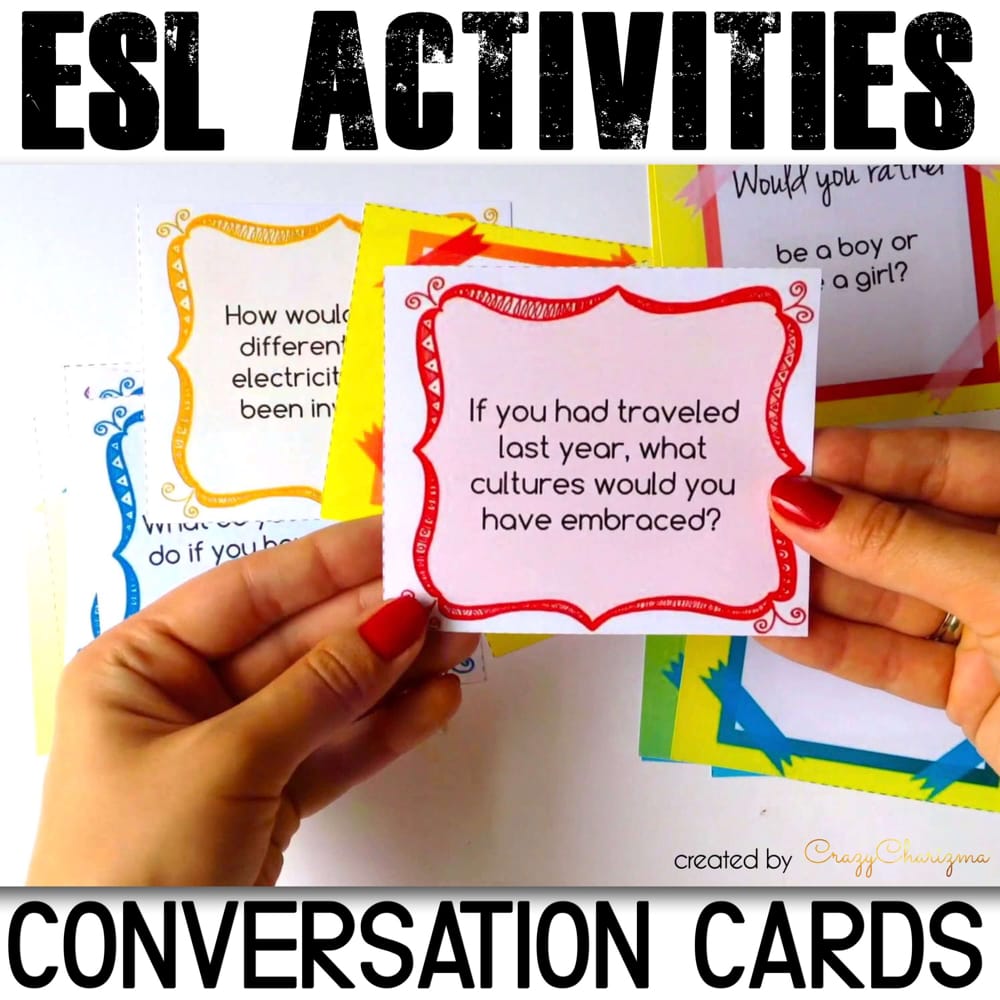 It's always hard to get ESL students to speak. Help them lose the fear of speaking and build conversational confidence in a fun way! Use these Conditionals questions. Practice both speaking and grammar!
