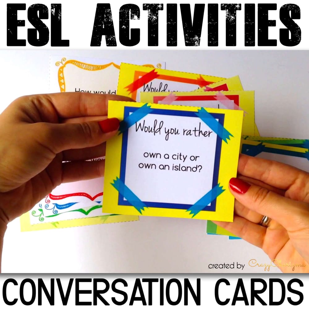 Looking for conversation starters to get ESL / ELA students to speak? Break down barriers with these 90 ice breakers. Help students build conversational confidence in an exciting way.