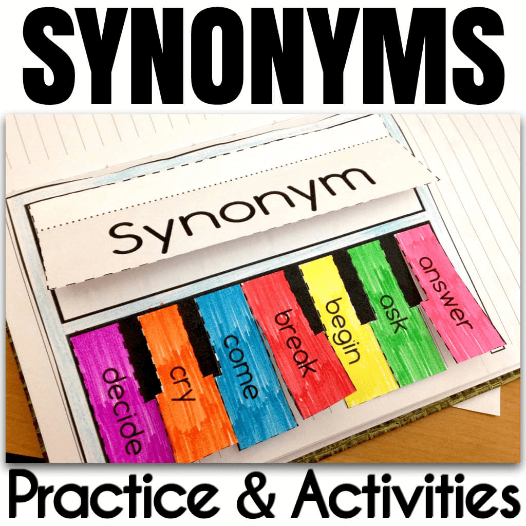 Here's a creative way to practice synonyms! Use these activities for early finishers, center work, whole class, homework or test prep.