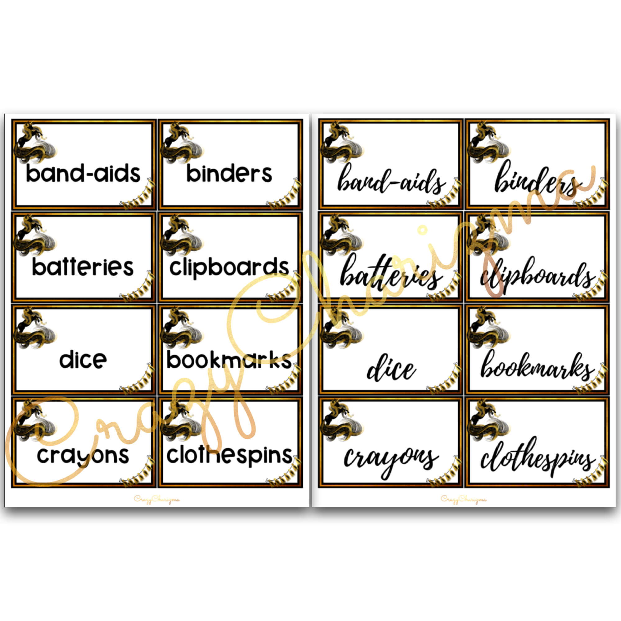 Looking for bright and clear EDITABLE supply labels? Spice your classroom with this visually appealing classroom decor!