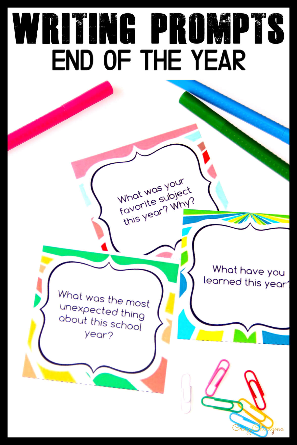 Celebrate the End of the Year in your classroom and provide students with writing tasks and ideas. The packet contains narrative, informational and opinion writing prompts for teens. The prompts can be used as Writing Centers, as well as during ESL lessons.