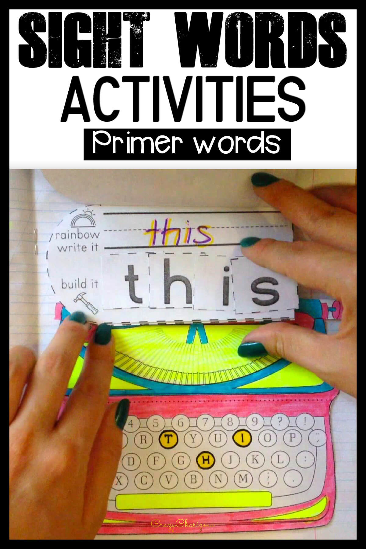 Need to teach Primer sight words to kids? Use this interactive notebook / no-prep worksheets combo. You'll get kids engaged and excited about each sight words!