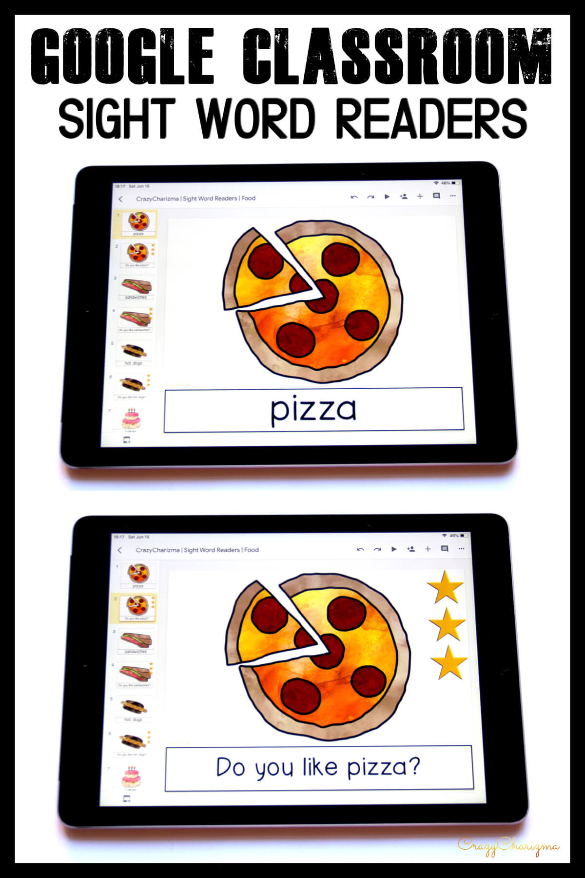 Love using sight word readers with kids? How about both paperless and printables sight word books? They are perfect for Google Classroom: use on iPads, Chromebooks, tablets and laptops. Or just print and use!