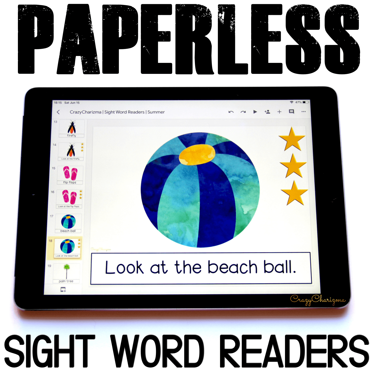 Looking for engaging sight word readers for kindergarten? Engage kids with sight words and summer words. Use as paperless practice for Google Classroom or print and read!