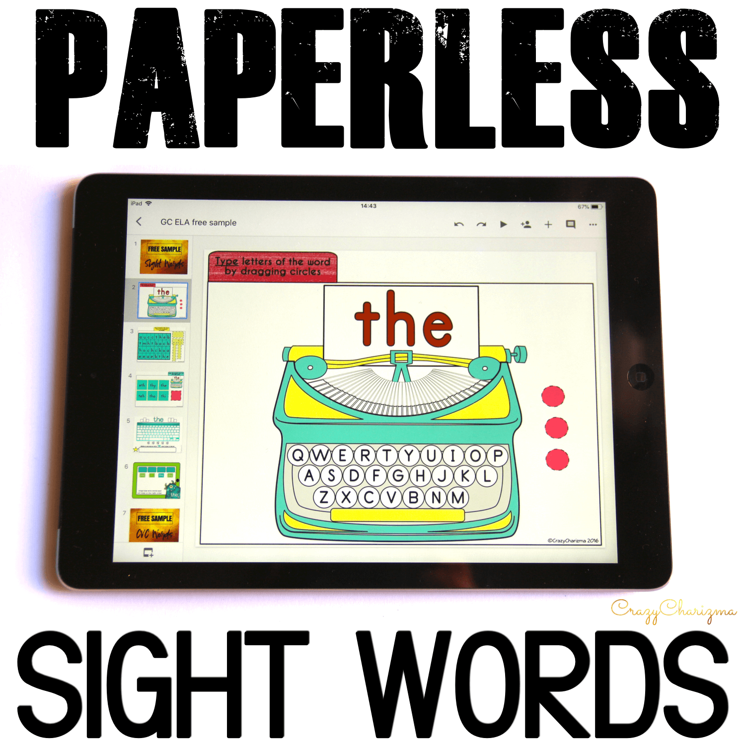 Google Classroom Activities for Kindergarten | Sight Words Games: Looking for fun Google Classroom activities for kindergarten to practice sight words? Get these games and engage kids with sight words.