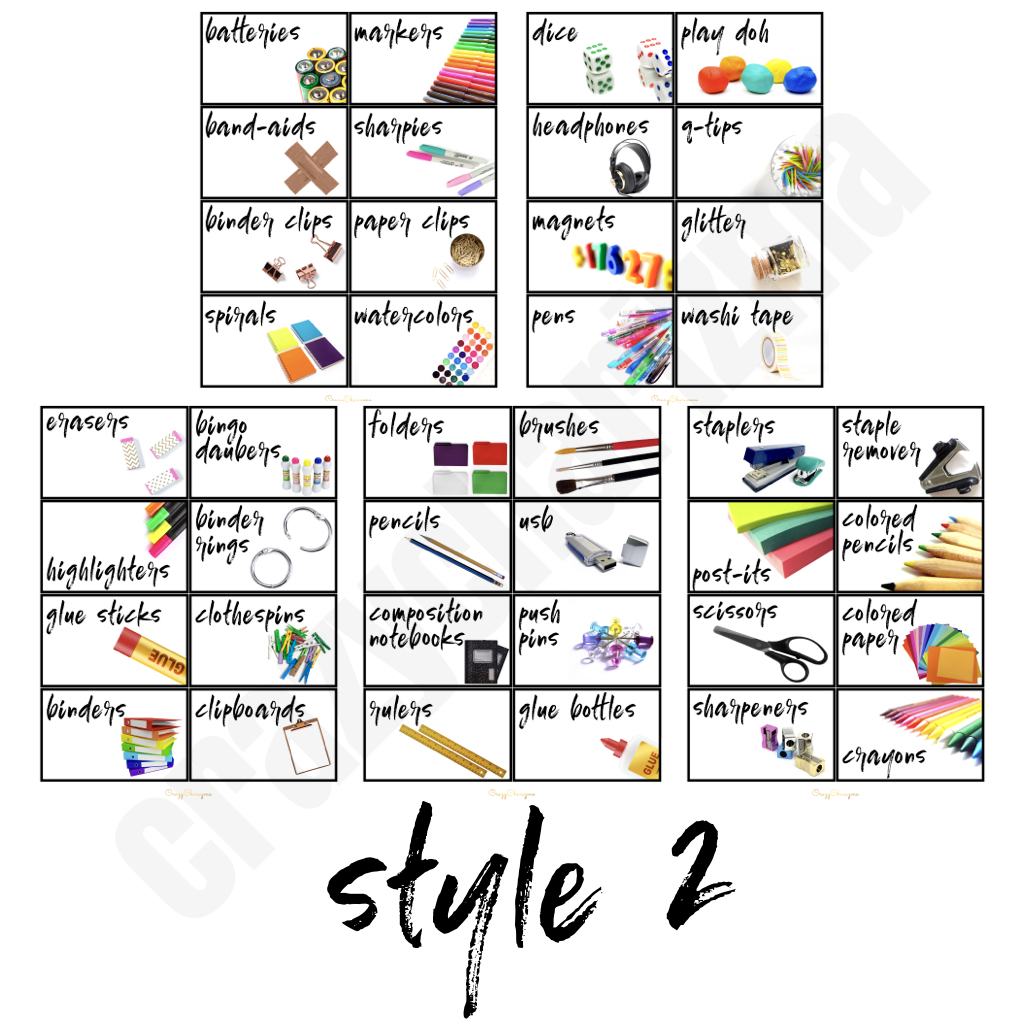 Looking to brighten up your classroom this year? This set will add some fresh and clean style to your classroom. Included in this resource are 40 pre-made school supply labels in 2 styles! They are perfect to incorporate into your classroom.
