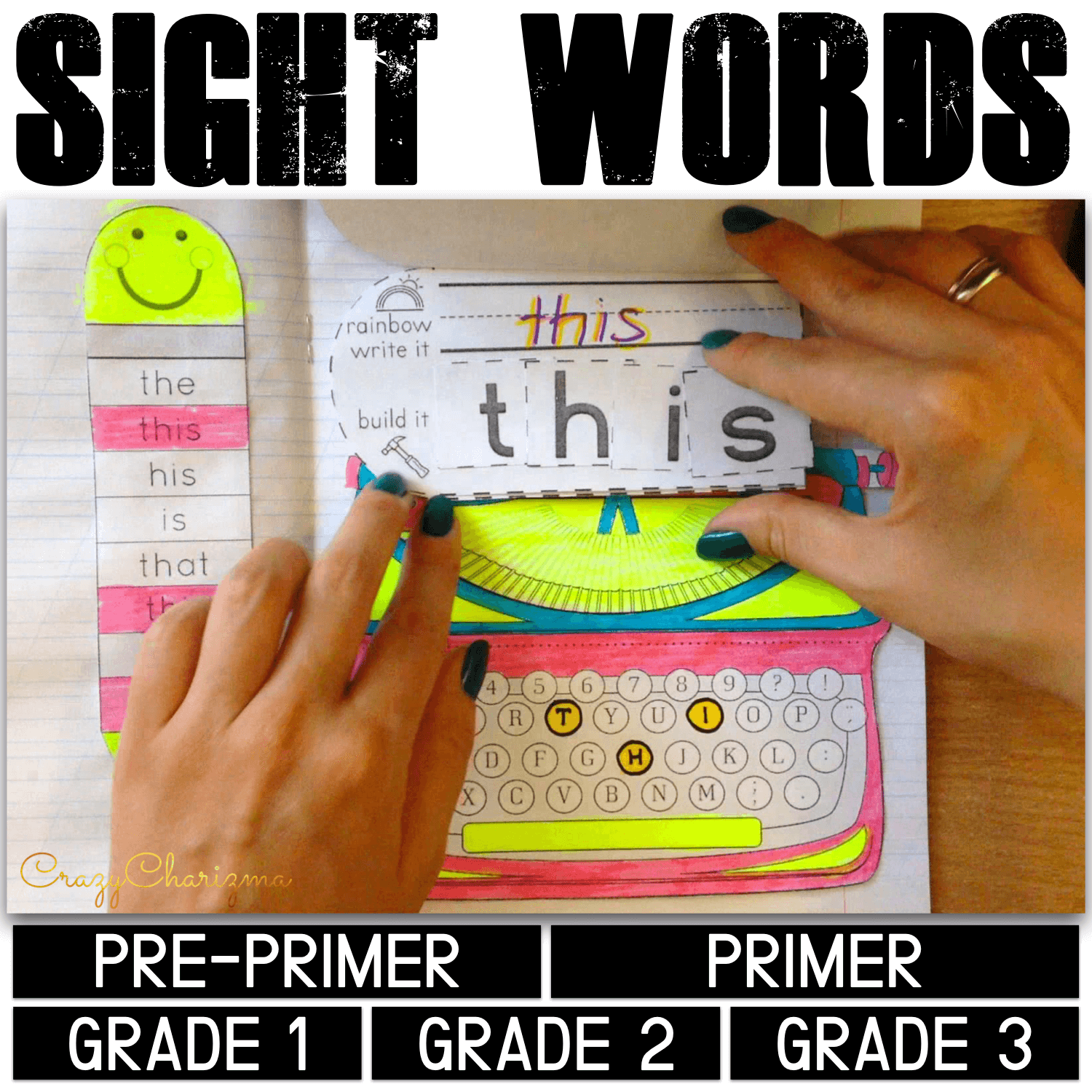 Keep your students excited about learning and practicing their sight words! This Interactive Notebook for Sight Words activities is a fun and hands-on way to cover 220 high frequency words. Increase reading fluency for your struggling readers, ELA's and special needs students. The packet is perfect for advanced prek, kindergarten, first, second and third grade kids.