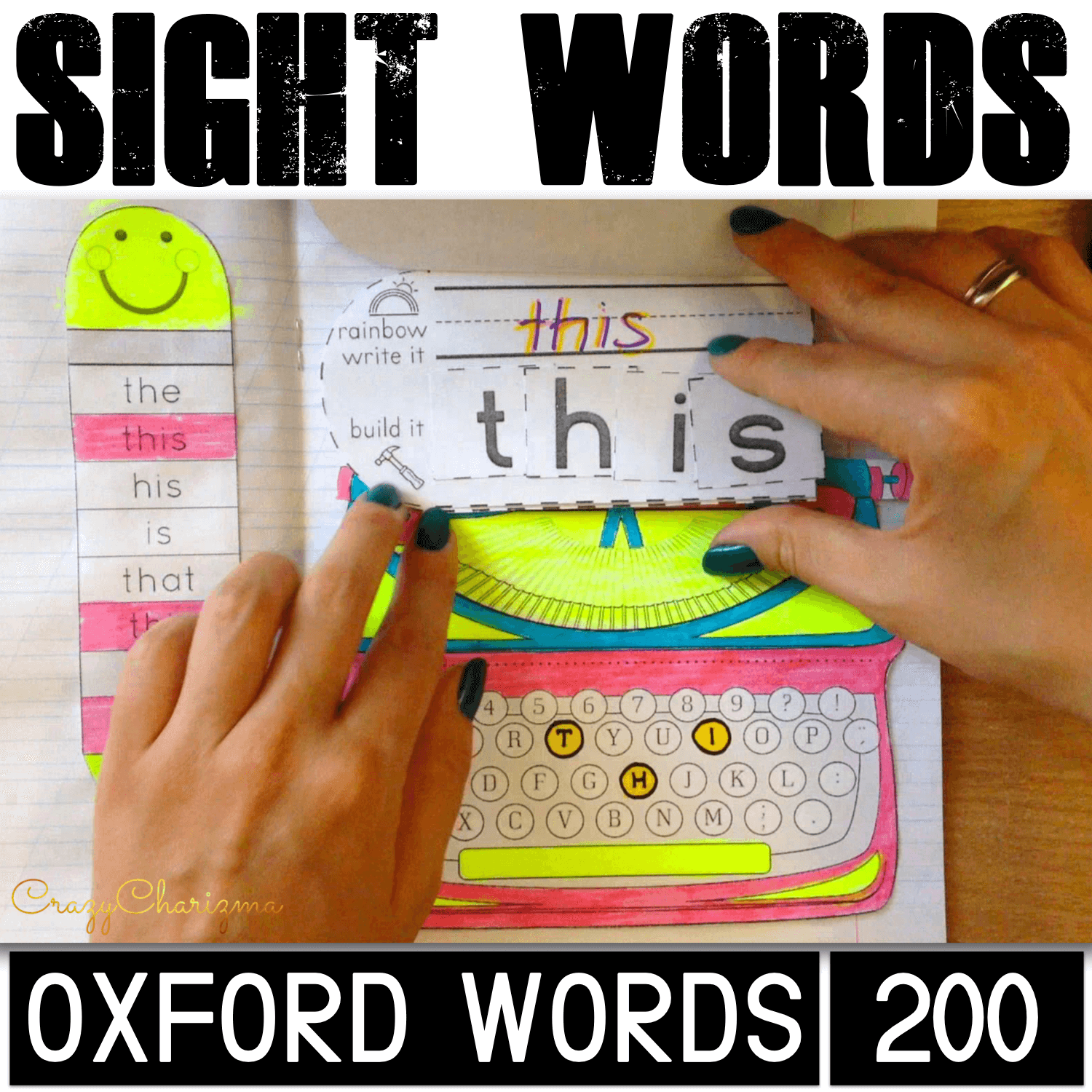 Sight Word Fish - Editable Template