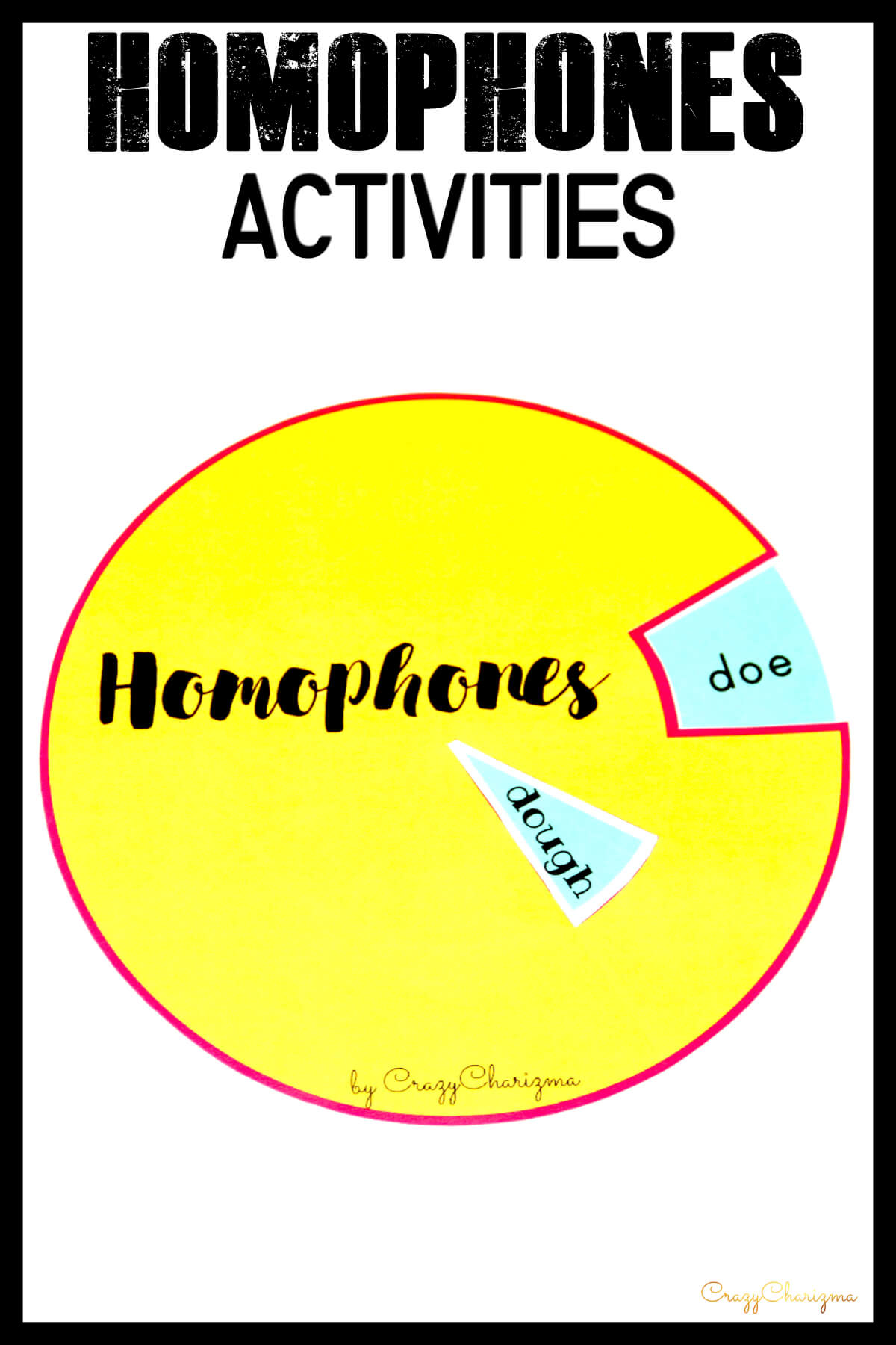 Homophones activities - Wheels are a fun way to introduce, practice or assess homophones. Use for classwork (pairwork or teamwork) or assessment. These 84 pairs of homophones will help your students prepare for state testing (supports common core standards)!