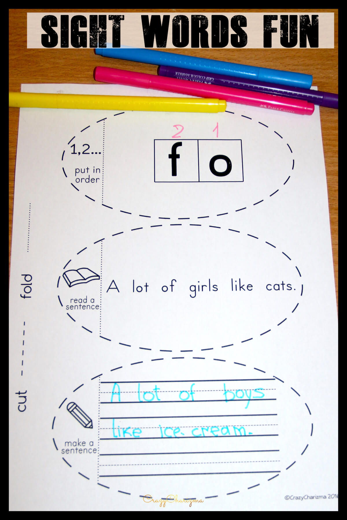 Discover an engaging way for your kids to learn and practise the new words {Oxford 1-100}! This packet is easy for the students to understand and perfect for Kindergarten and Grade 1.