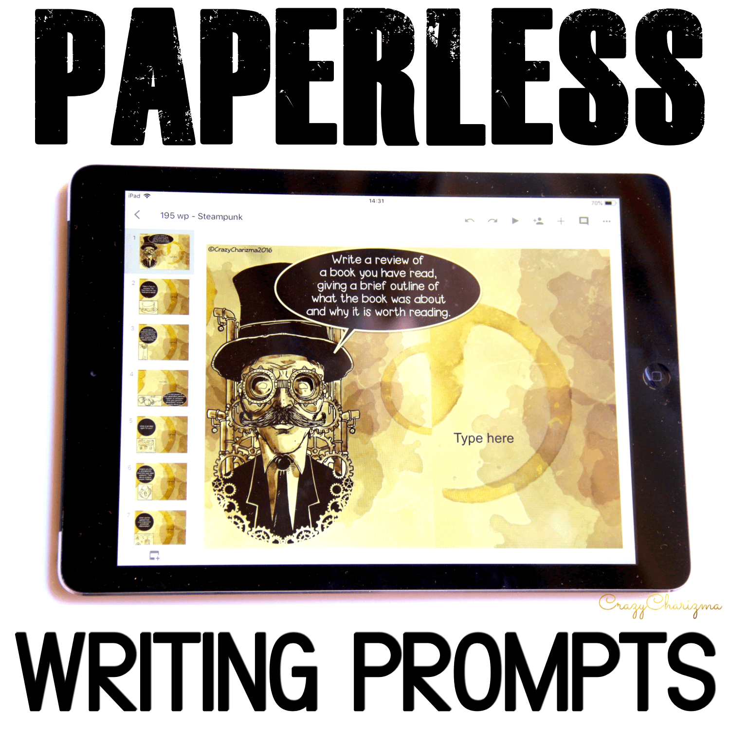 Looking for digital resources for quick student writing activities? Use these prompts easily in Google Classroom, and let the students start writing right away! Monitor their progress, answer questions and offer feedback as they write!