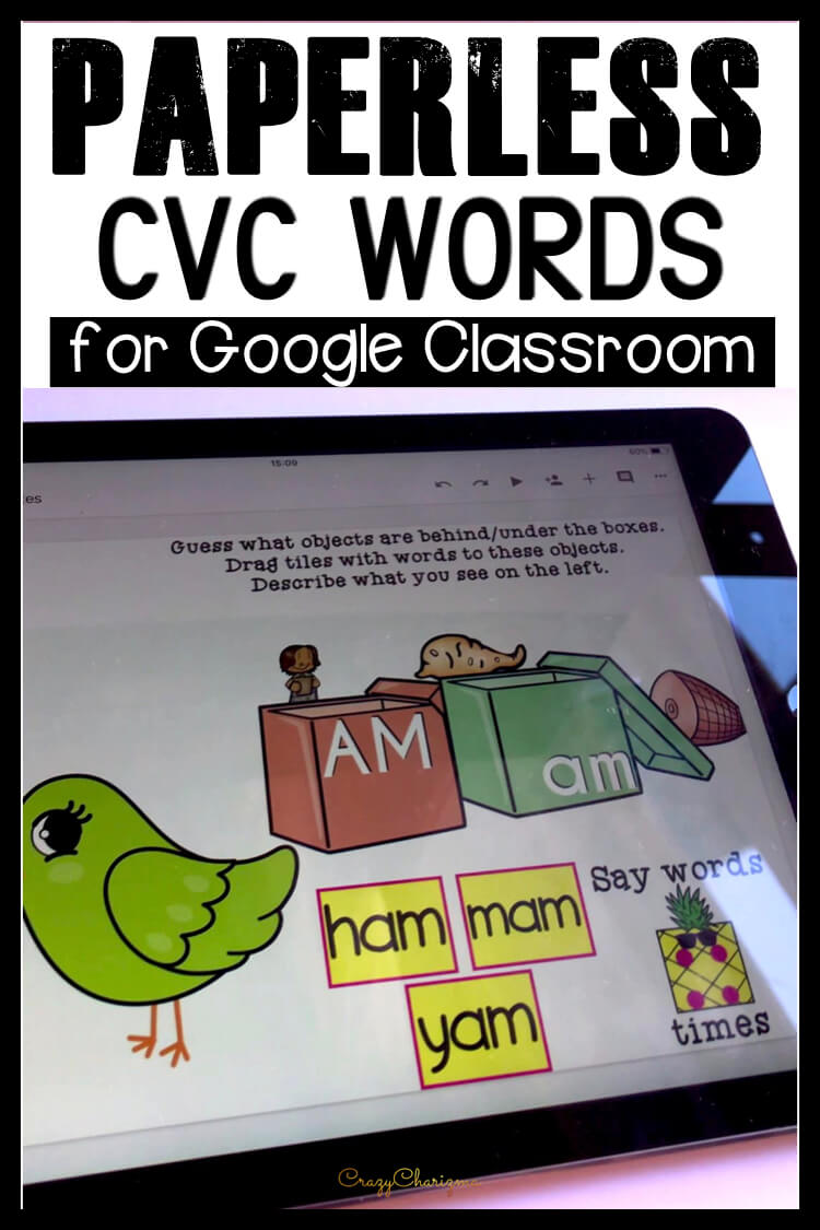 Google Classroom Activities for Kindergarten: Must have activities and resources! Discover a great variety of sight words activities, phonics games and CVC words centers (FREEBIE included).