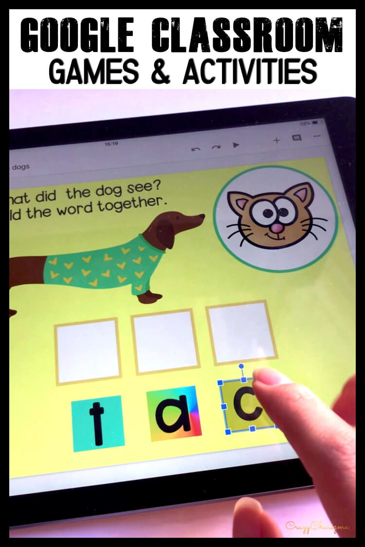Google Classroom Activities for Kindergarten: Must have activities and resources! Discover a great variety of sight words activities, phonics games and CVC words centers (FREEBIE included).
