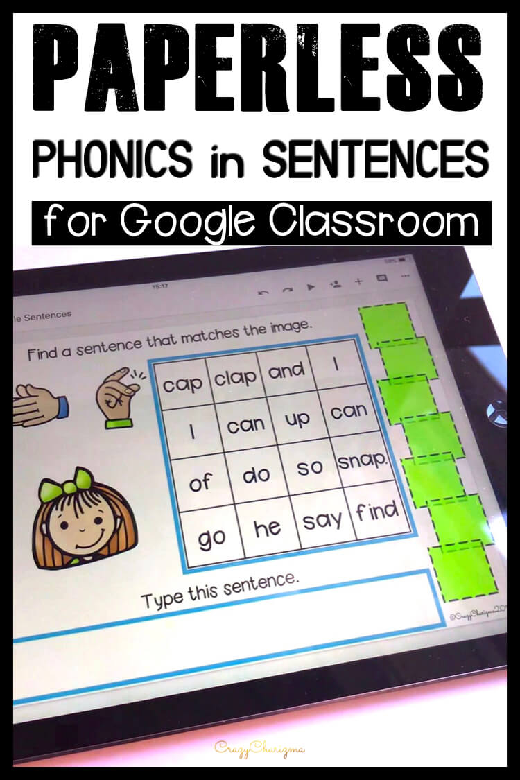 Google Classroom Activities for Kindergarten: Must have activities and resources! Discover a great variety of sight words activities, phonics games and CVC words centers (FREEBIE included).