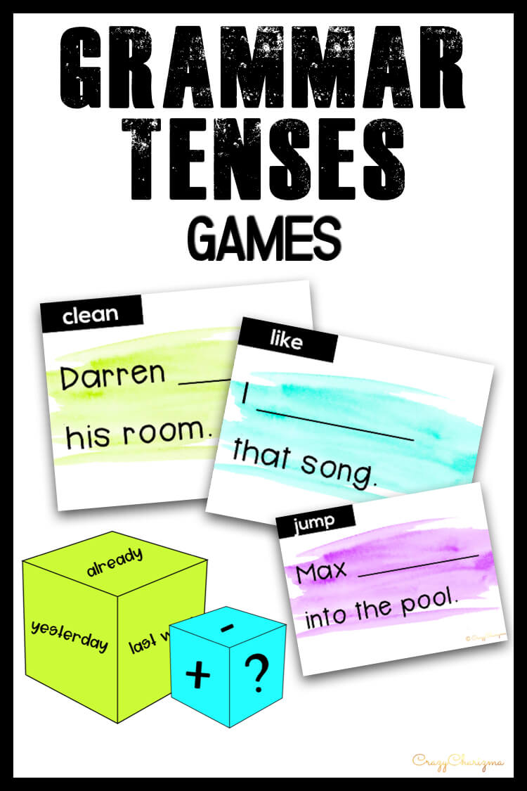 There can't be too many games to practice verb tenses, right? Roll the dice and transform sentences on the task cards! Print in full color or B&W. Take advantage of 5 engaging ways on how to use the cards.