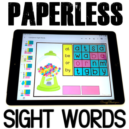 Try PAPERLESS resources and start using Google Classroom in kindergarten today. Get tons of Google Slides to practice sight words, phonics, CVC and CVCe words. Use ALL YEAR AROUND.