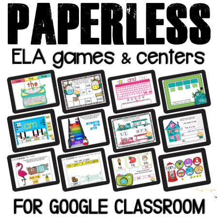 Google Classroom Activities for Kindergarten. Looking for Word Work activities? Need to practice sight words, word families and phonics? Use these reading activities for Google Classroom™. Perfect for guided reading groups, literacy centers and 1:1 work.