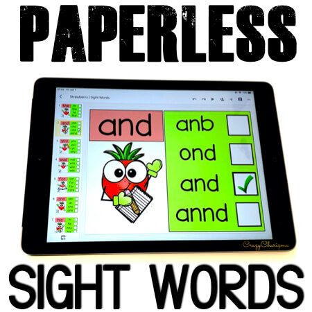 Need a bright and memorable activity to practice sight words? Grab these Google Classroom activities for kindergarten. Engage kids with tech and reading at the same time!