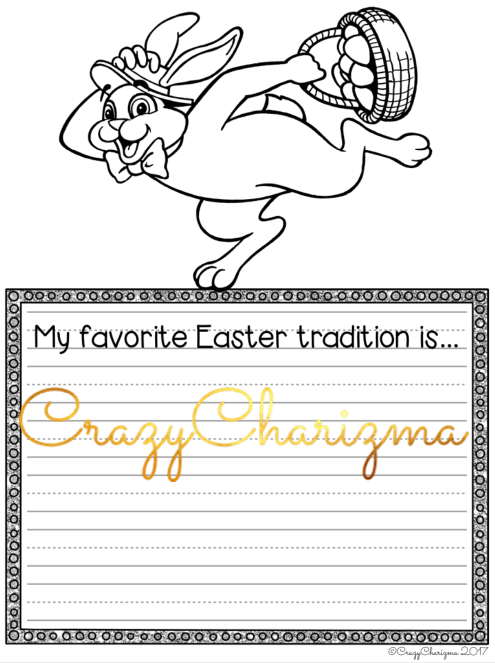 Need engaging writing prompts about Easter? Let your kids write about Easter symbols, their favorite Easter candy, how to color eggs, create an Easter acrostic poem and much more!