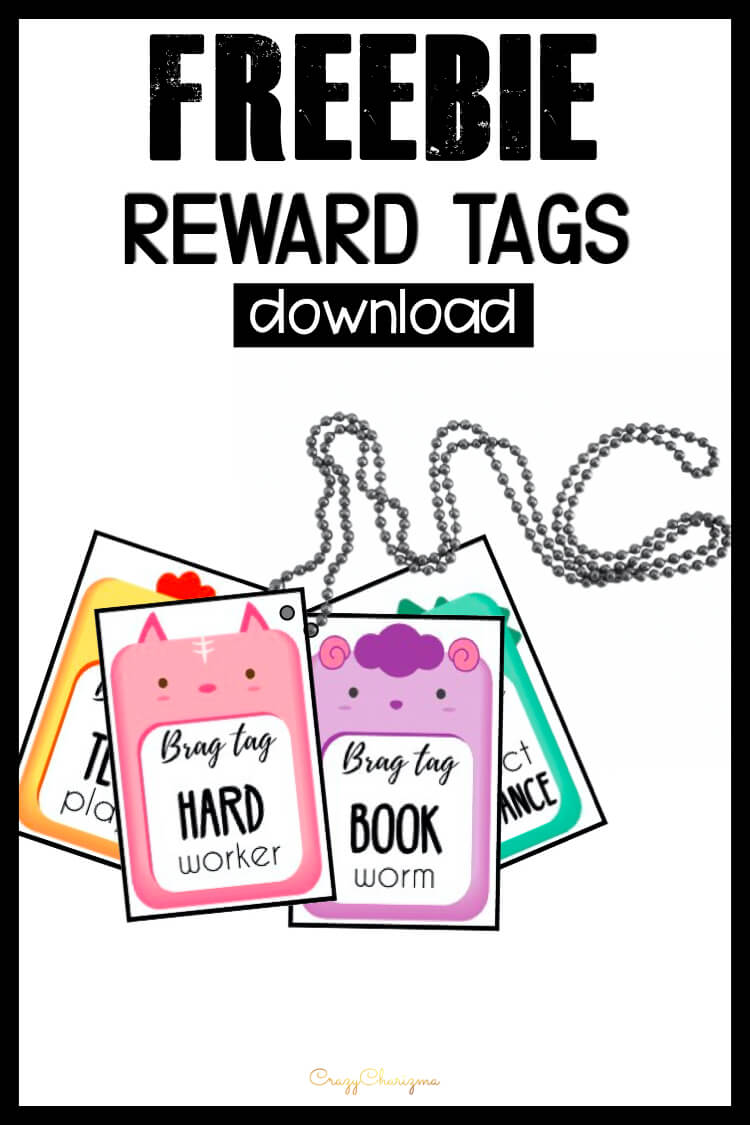 Promote and reward positive behavior with these reward tags. Available for you: ready to print brag tags - free download.