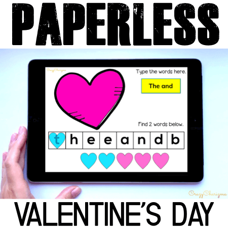 Need engaging Valentine's Day activities for kindergarten? Have fun practicing sight words and let kids engage with reading high-frequency words. This paperless set is perfect for Google Classroom and Google Slides.