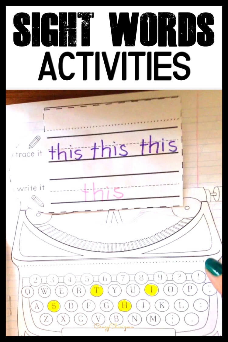 How do you teach sight words to kindergarten kids? You use interactive notebooks of course! See them in action and download for free to try yourself!