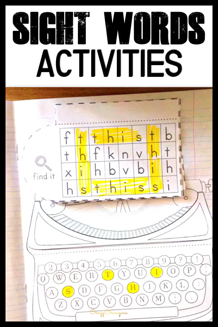 How do you teach sight words to kindergarten kids? You use interactive notebooks of course! See them in action and download for free to try yourself!