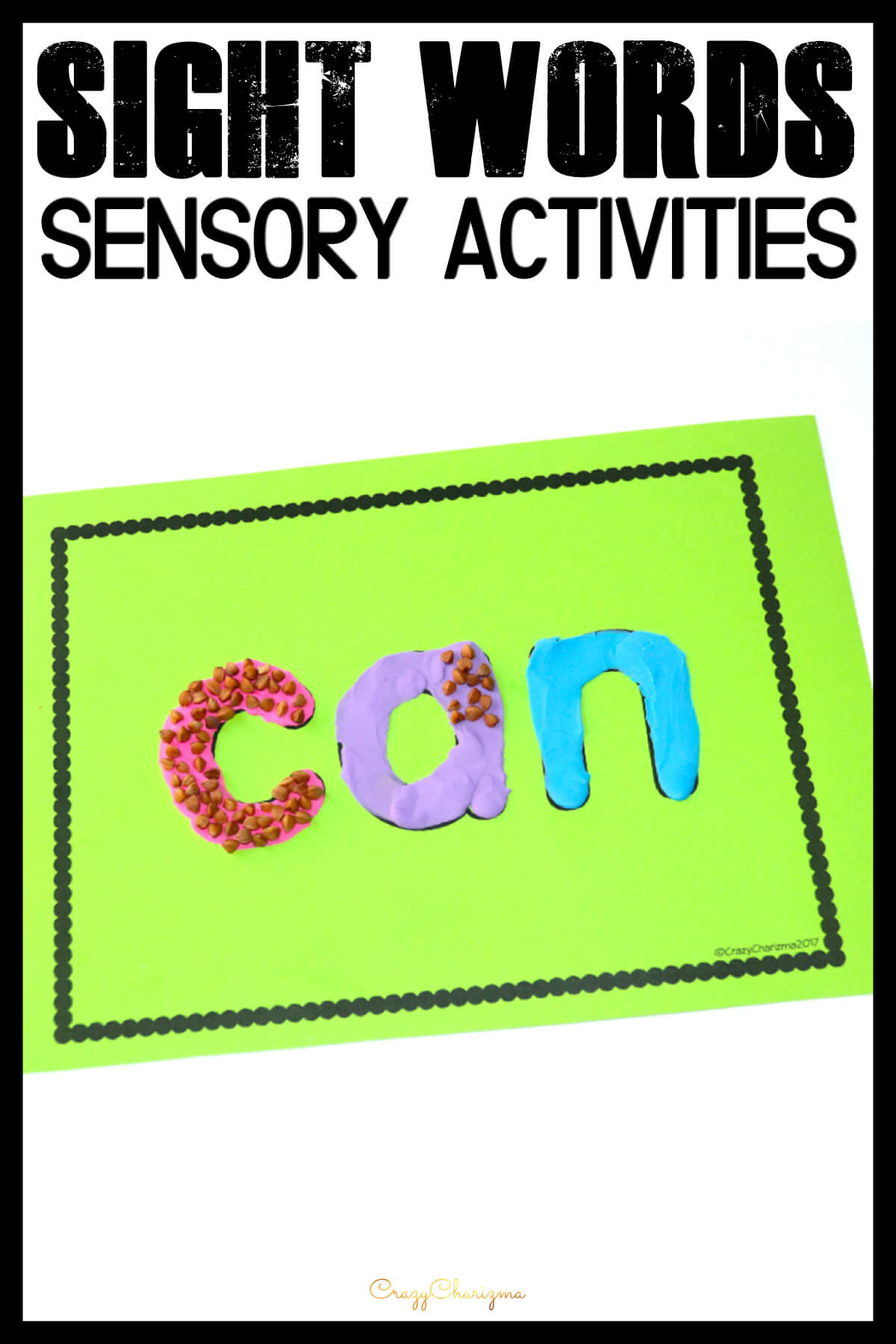 sight word game and worksheets in kindergarten