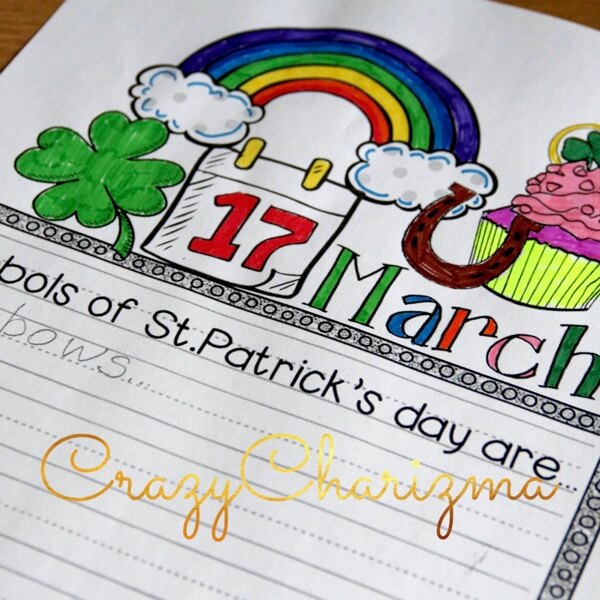 It's time to celebrate St.Patrick's Day and you need quick and fun writing prompts for kindergarten kids? Your students will have fun writing about the symbols of St.Patrick's Day, think what would happen if they found treasure, if they were leprechauns and much more!