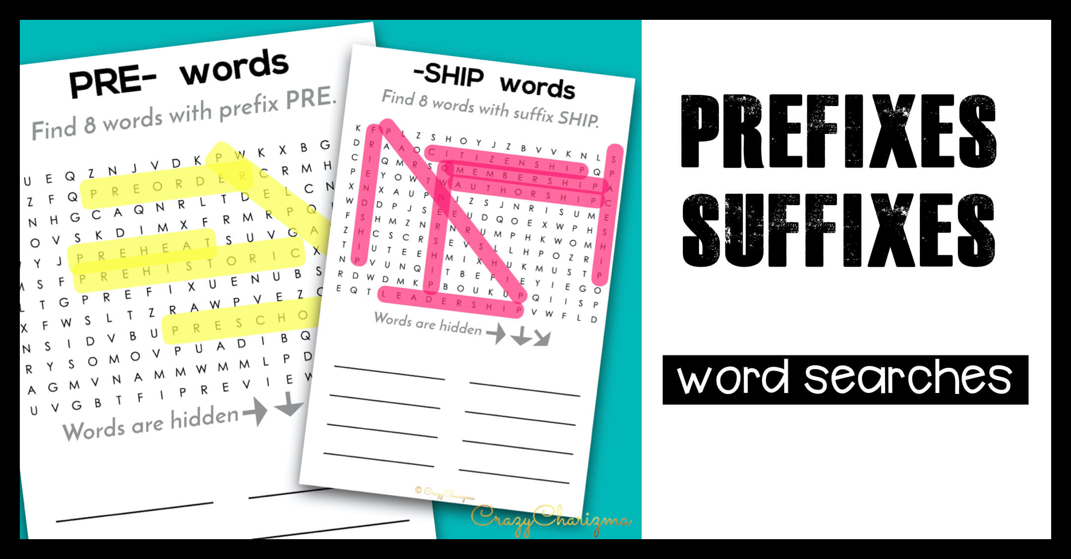 Prefixes and Suffixes Games and Activities