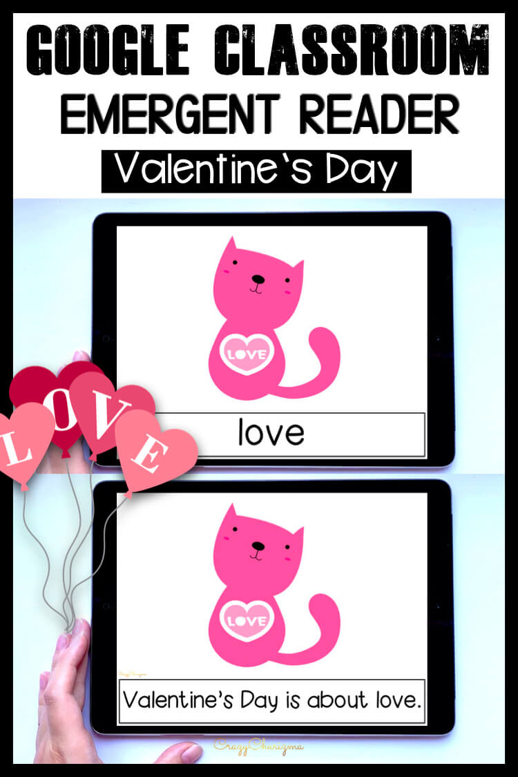 Looking for an engaging emergent reader for preschool and kindergarten? Want to introduce Valentine's Day to kids? Read with this sight word reader! Use these Valentine's Day activities for Google Classroom or print and read! Great as a guided reader or for individual practice.