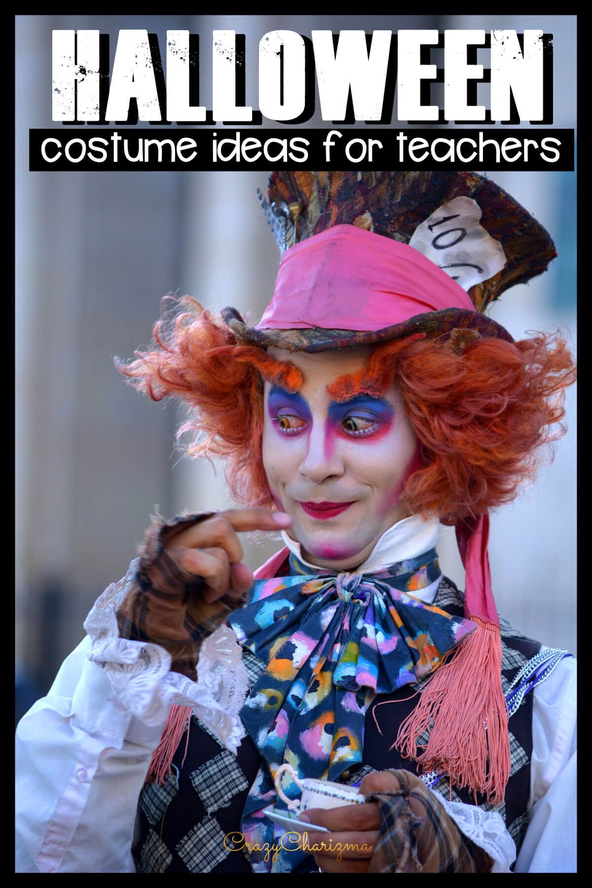 Looking for easy last-minute Halloween costumes for teachers? Save this huge list with costumes on various topics: science, group costumes, book characters, DIY, matching, team costumes and more!