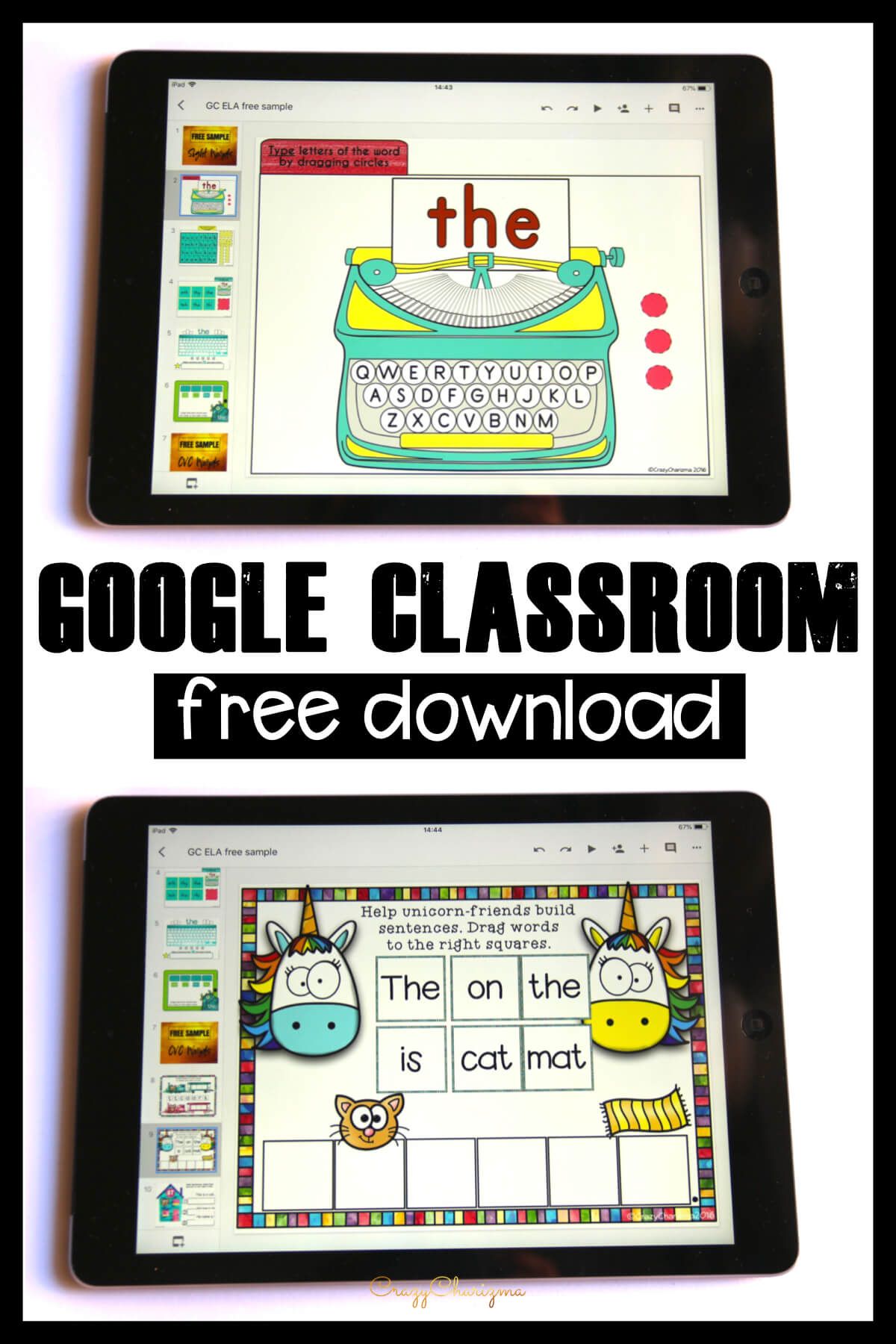 Free Google Classroom Activities