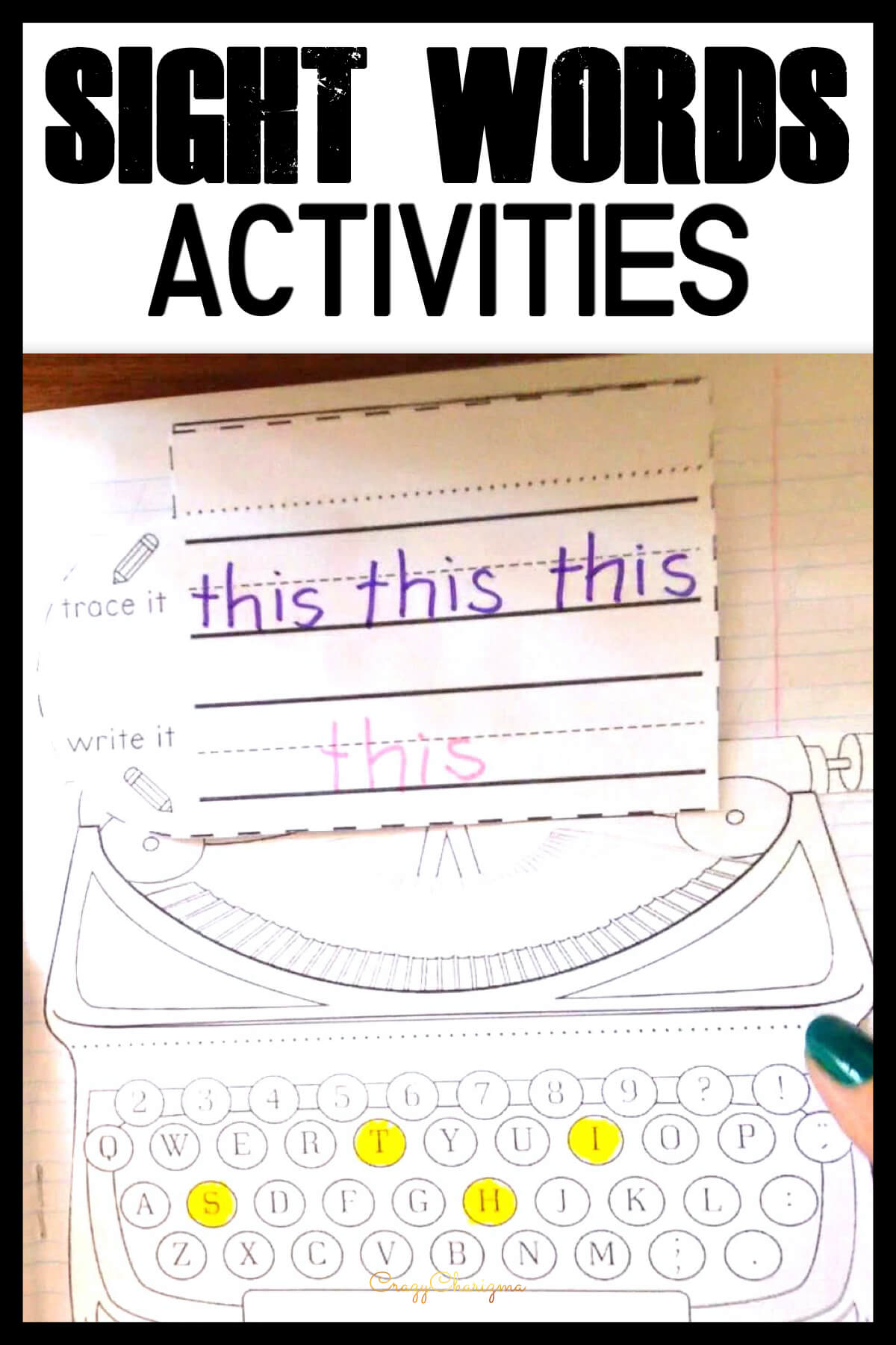 How do you teach sight words to kindergarten kids? You use interactive notebooks of course! See them in action and download for free to try yourself!