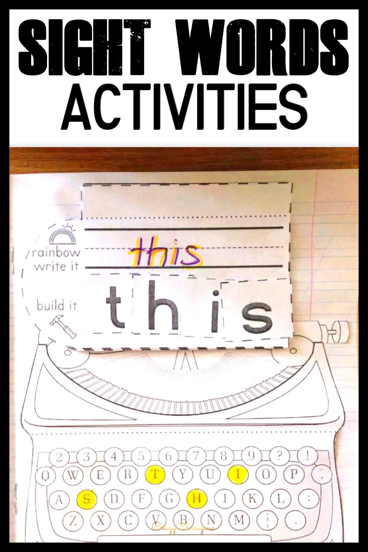 How do you teach sight words to kindergarten kids? You use interactive notebooks of course! See them in action and download for free to try yourself!