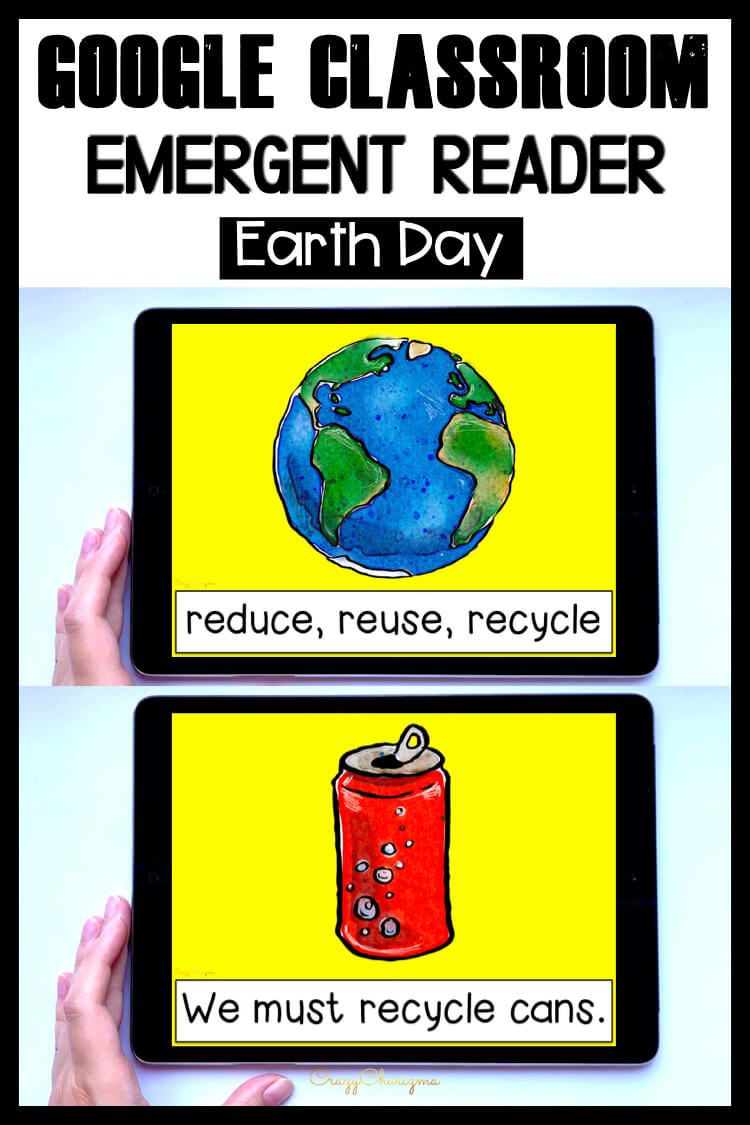 Looking for an engaging emergent reader for preschool and kindergarten? Want to introduce Earth Day to kids? Read with this sight word reader! Use these Earth Day activities for Google Classroom or print and read! Great as a guided reader or for individual practice.