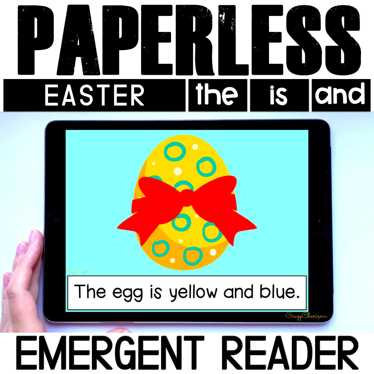Looking for an engaging emergent reader for preschool and kindergarten? Want to introduce Easter to kids? Read with this sight word reader! Use these Easter activities for Google Classroom or print and read! Great as a guided reader or for individual practice.