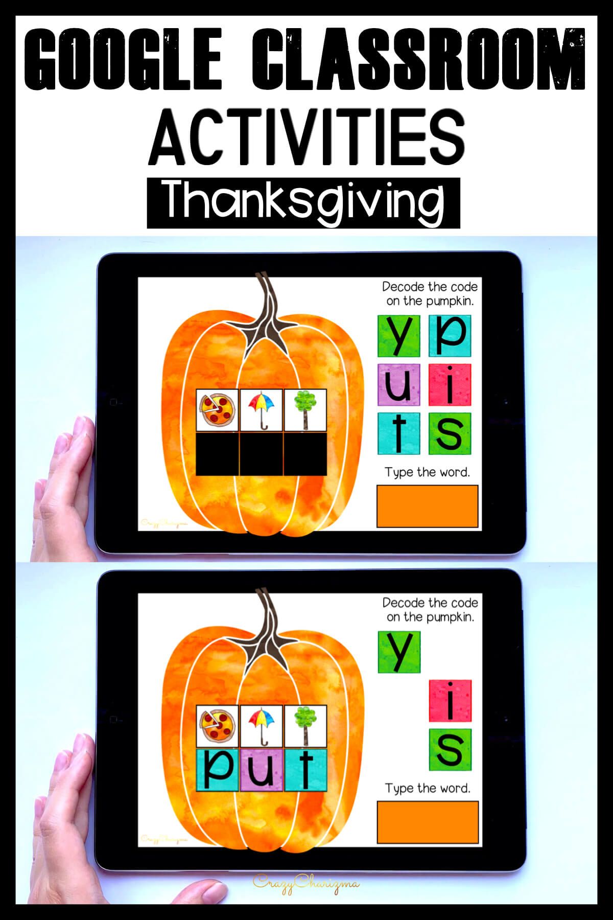 Need engaging Thanksgiving activities for kids? Grab this paperless game for Google Classroom kindergarten. Kids will have fun with reading sight words  and typing the words.