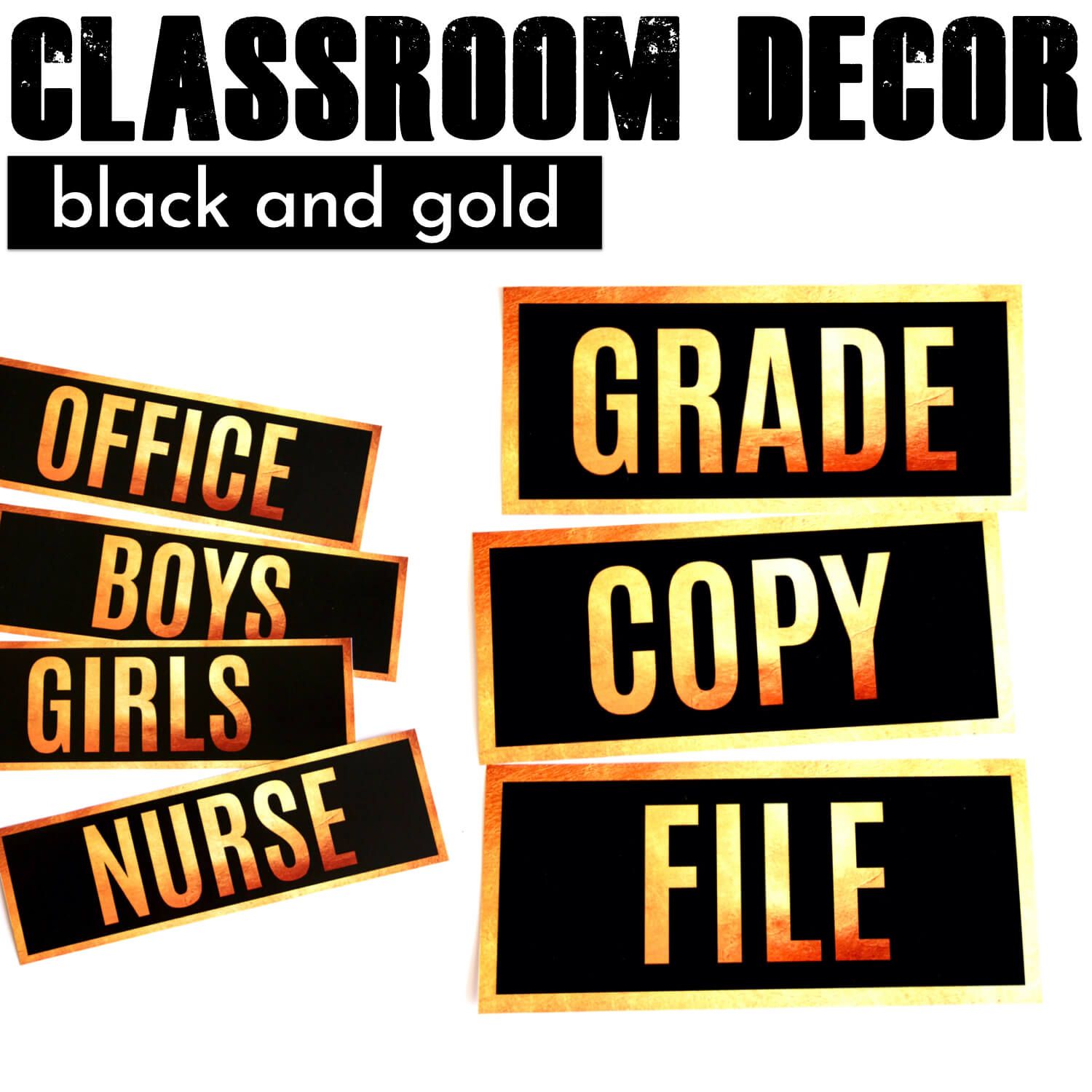Decor Black and Gold