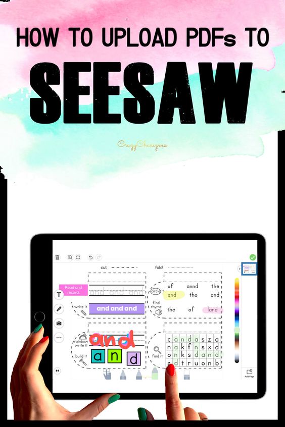Learn how to upload PDFs to Seesaw and make them interactive