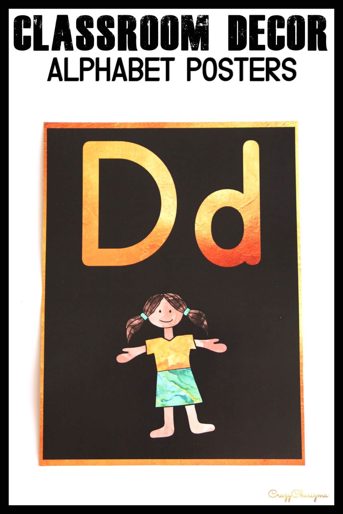 Looking for stylish decor? Love black and gold? This huge decor set is what you need and will love! There are over 200+ pages of printables. Find inside classroom jobs labels, name tags, alphabet posters, numbers posters, centers signs, table signs, hall passes, schedule, calendar elements.