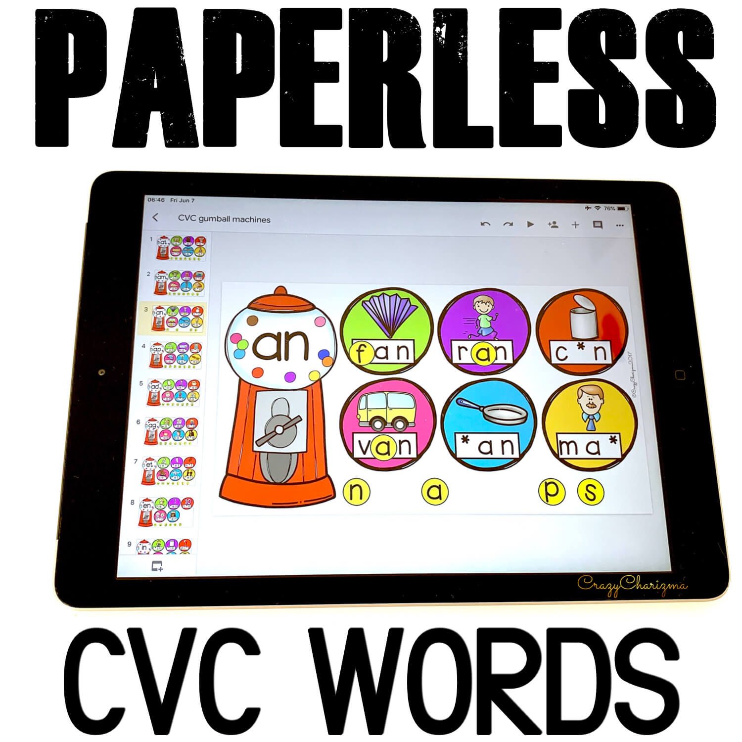 Blending CVC Words GC Gumball