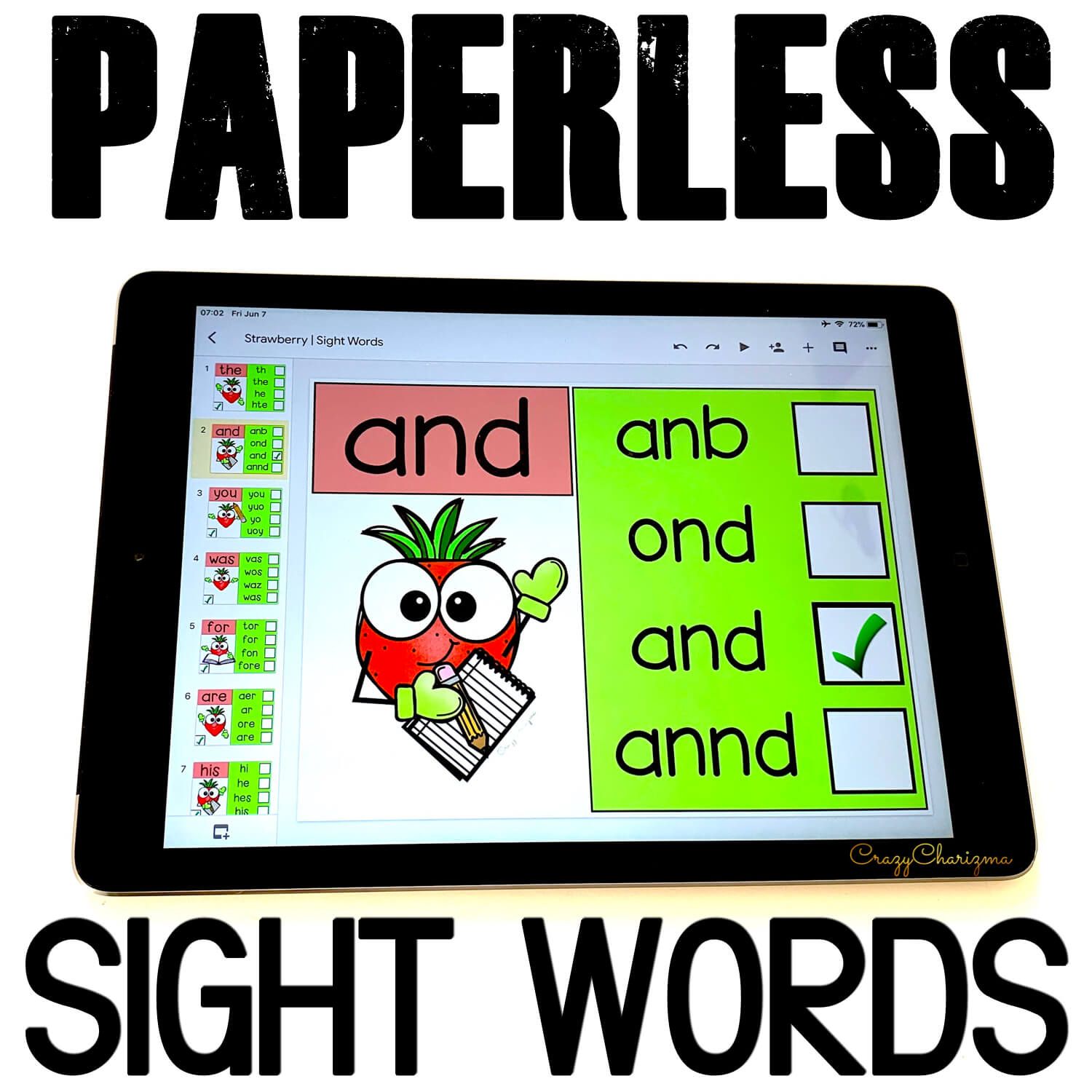 Need a bright and memorable activity to practice sight words? Grab these Google Classroom activities for kindergarten. Engage kids with tech and reading at the same time!