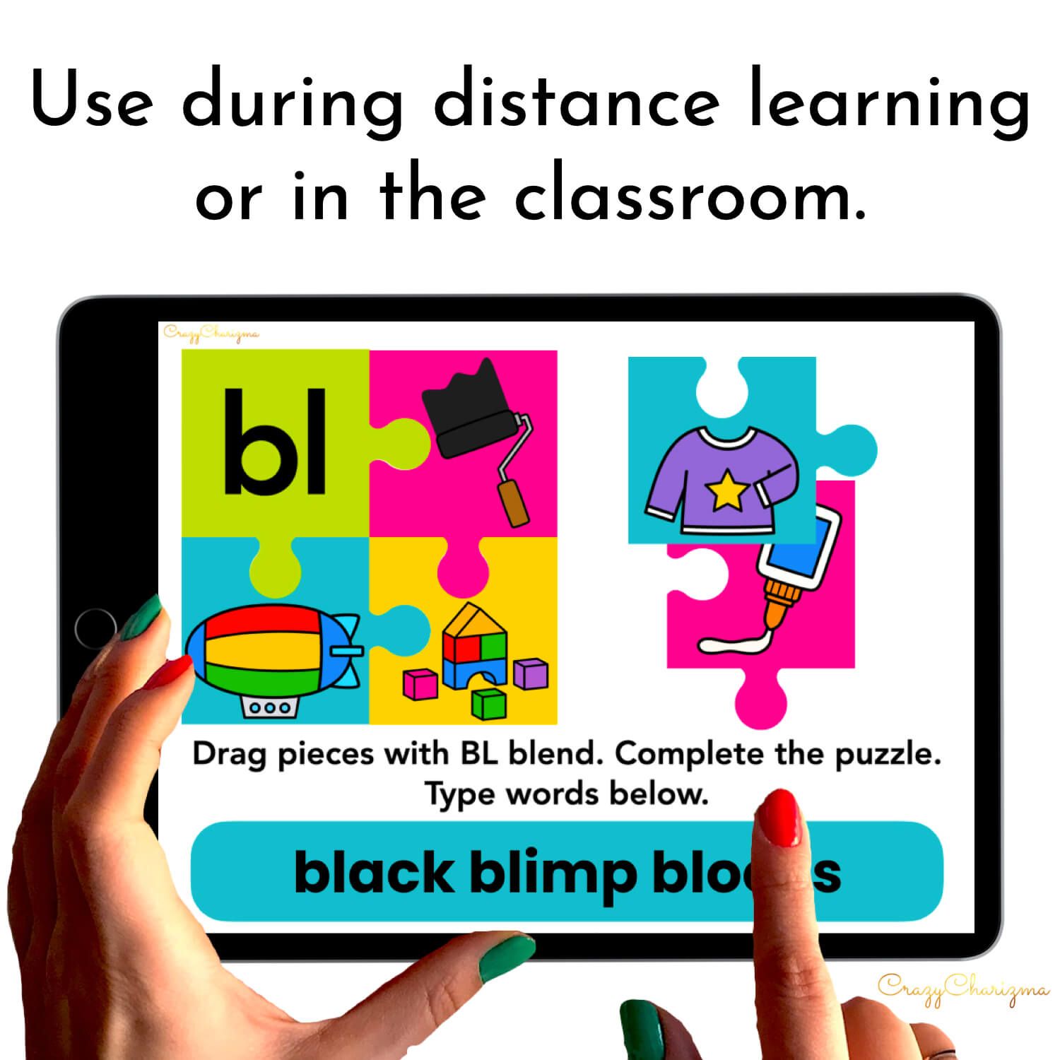 Need to practice beginning L BLENDS in a fun way? Check out these interactive puzzles for Google Classroom. Kids will match pieces of puzzles (images to the blend) and type the words.