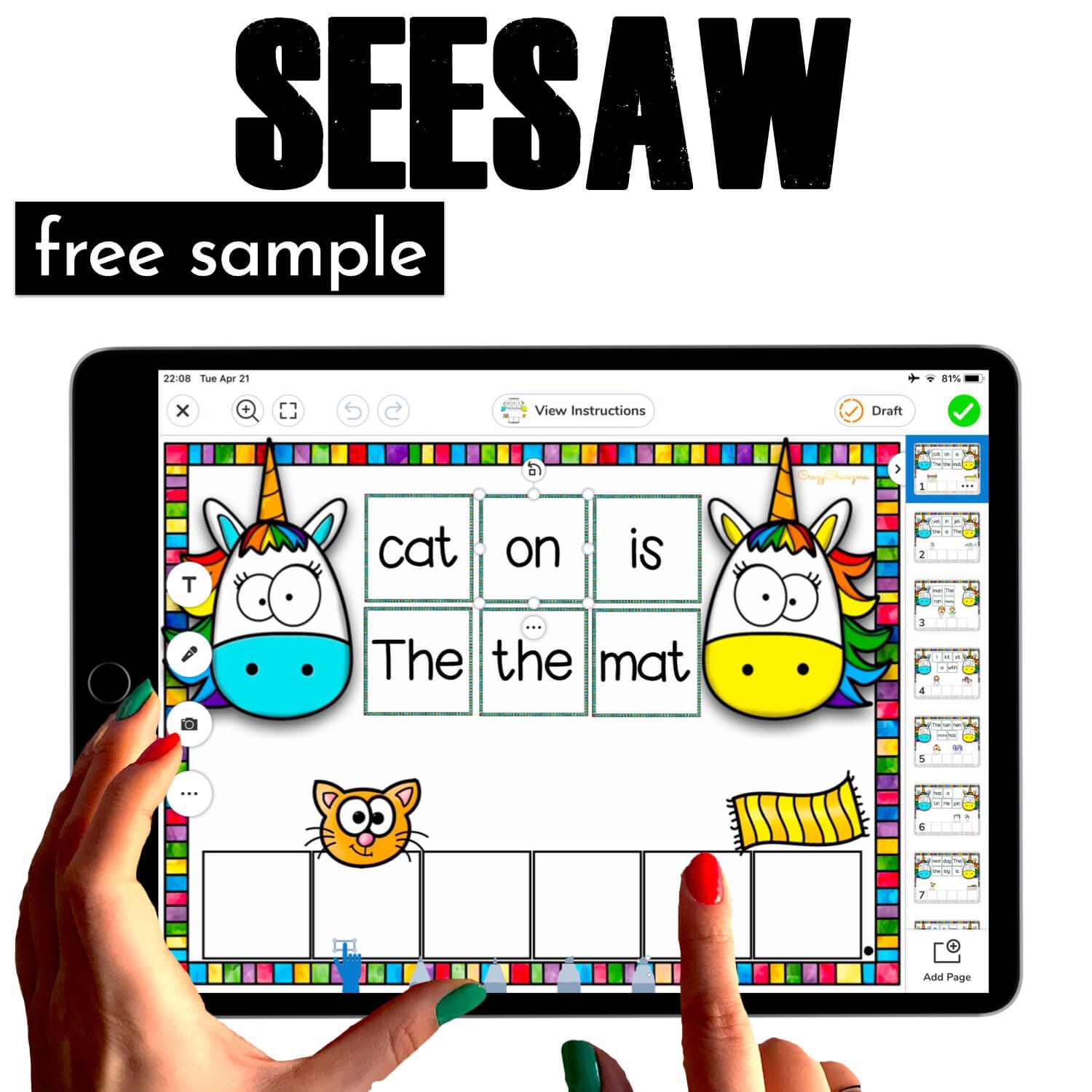 Free Seesaw Activities