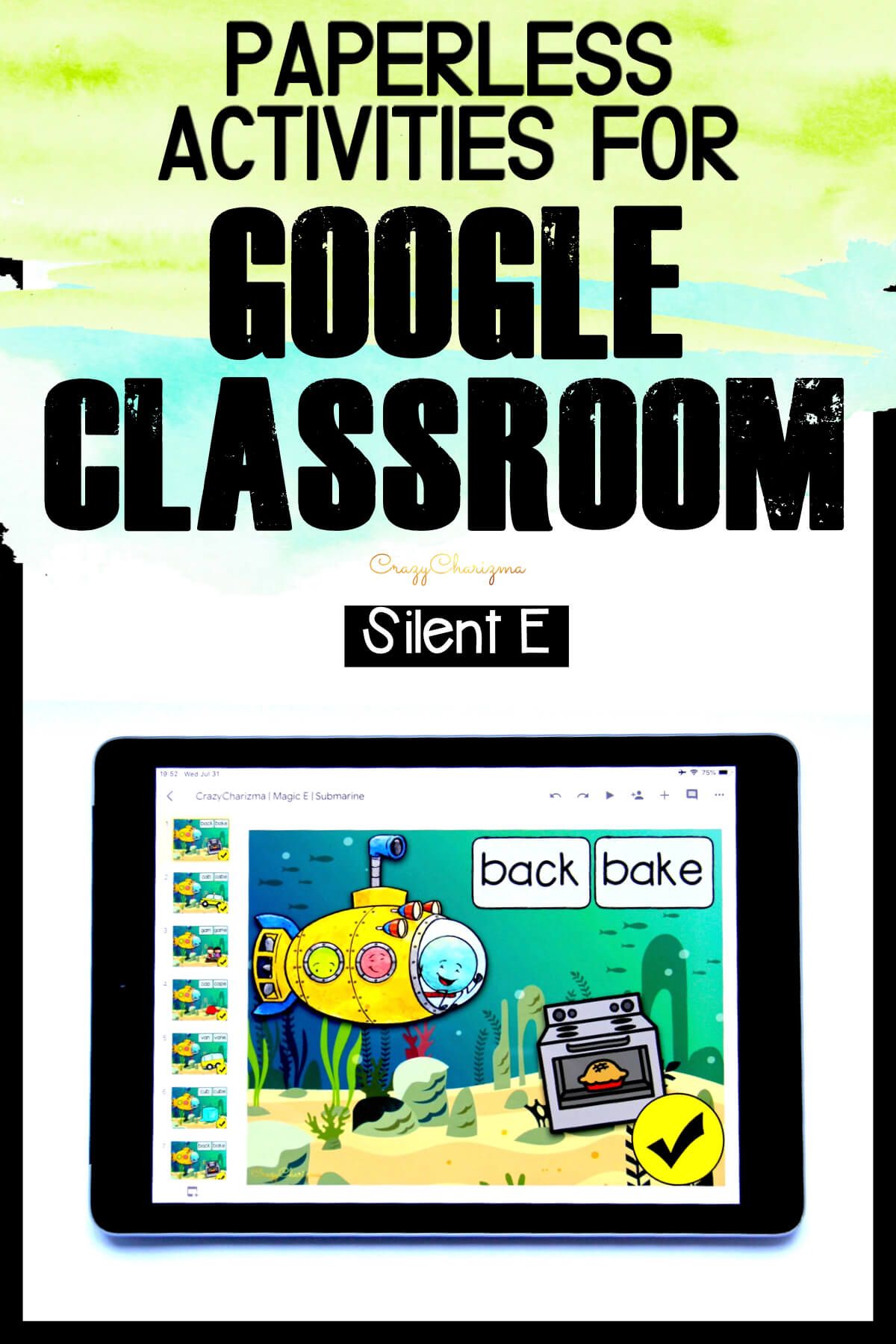 Need cool games to practice magic E? No matter what they call it (silent e or sneaky e), your kids will enjoy these paperless activities. The bundle is perfect for iPads and Chromebooks. Have fun with Google Classroom!