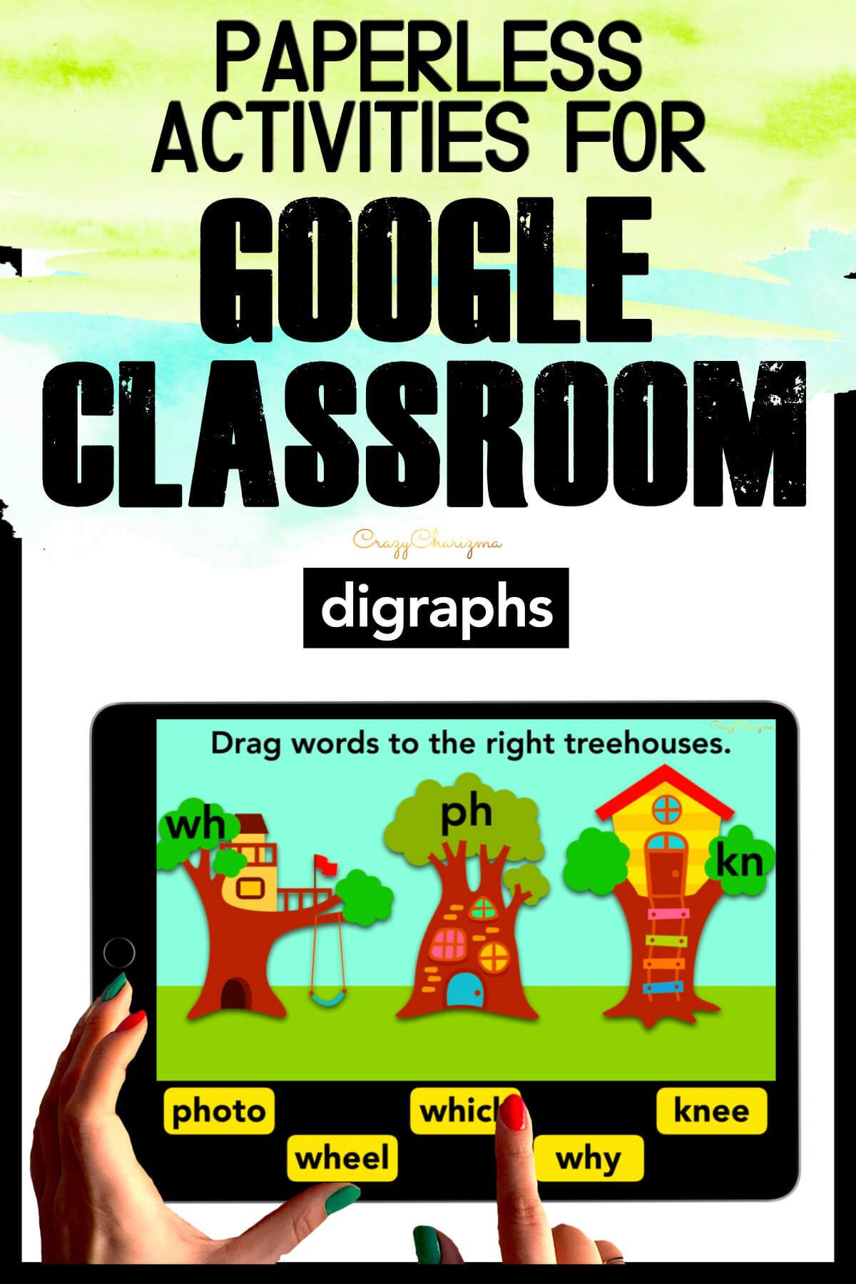 Need to practice beginning digraphs (CH, SH, TH, WH, PH, KN) and ending digraphs (CH, SH, TH) in a fun way? Check out these interactive slides for Google Classroom. Kids will drag words to the correct treehouses.